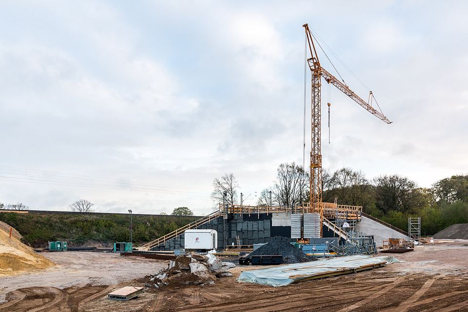 Fotoğraf: Dülmen, Brückenbaustelle der Deutschen Bahn -- 2016 -- 2011