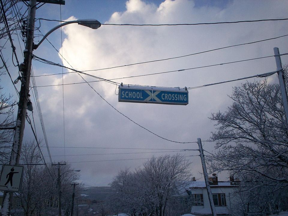 Fotoğraf: School crossing sign